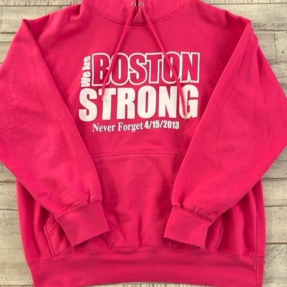 Boston Strong‎ Pull-Over Hoodie Sweatshirt